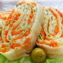 Лаваш с начинками (мясная,крабовое мясо,овощная)